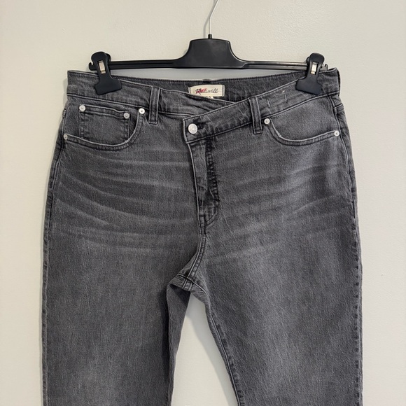 Madewell The 90's Straight Gray Jeans - Picture 5 of 8
